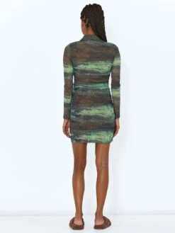 Noisy May SHORT MESH DRESS -Noisy May Shop 27023045 Pinecone 986373 005