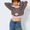 Noisy May CROPPED KNITTED PULLOVER -Noisy May Shop 27023290 OrchidPink 1019572 007
