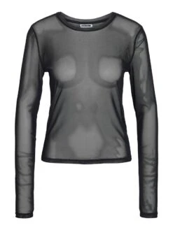 Noisy May LONG SLEEVED MESH TOP -Noisy May Shop 27023338 Black 001