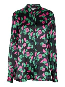 Noisy May OVERSIZE SATIN SHIRT -Noisy May Shop 27023357 Black 1011966 001