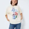Noisy May ROLLING STONES T-SHIRT -Noisy May Shop 27023361 PearledIvory 990721 007