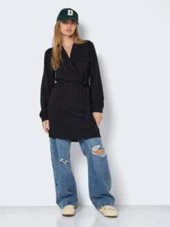 Noisy May LONG SLEEVED SHIRT DRESS -Noisy May Shop 27023524 Black 004