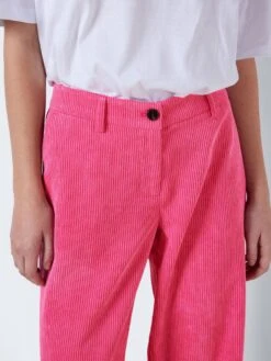 Noisy May LOW WAISTED CORDUROY TROUSERS -Noisy May Shop 27023602 PinkYarrow 006
