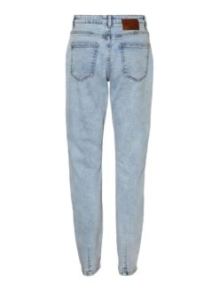 Noisy May NMJULY QUILTED MOM JEANS -Noisy May Shop 27023606 MediumBlueDenim 002