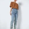 Noisy May NMJULY QUILTED MOM JEANS -Noisy May Shop 27023606 MediumBlueDenim 007