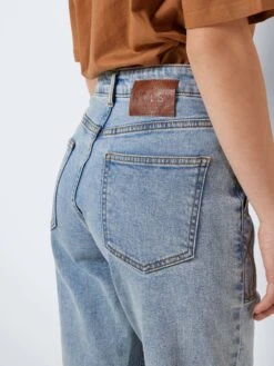 Noisy May NMJULY QUILTED MOM JEANS -Noisy May Shop 27023606 MediumBlueDenim 008