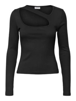 Noisy May CUT-OUT LONG SLEEVED TOP -Noisy May Shop 27023619 Black 001