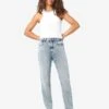 Noisy May NMMONI CROPPED STRAIGHT FIT JEANS 1 Noisy May NMMONI CROPPED STRAIGHT FIT JEANS -Noisy May Shop 27023701 LightBlueDenim 007