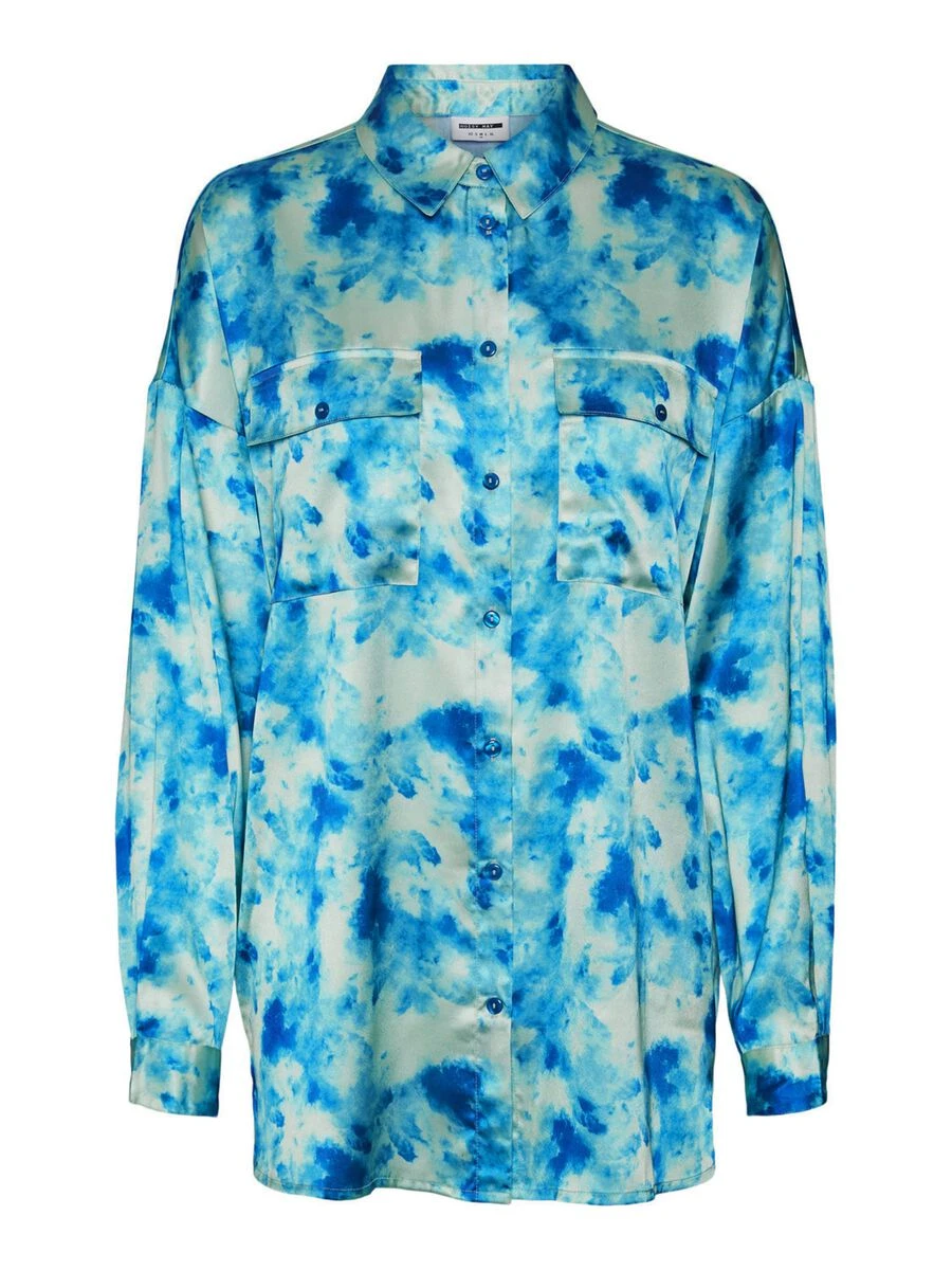 Noisy May LONG SATIN SHIRT 8 Noisy May LONG SATIN SHIRT - Image 6