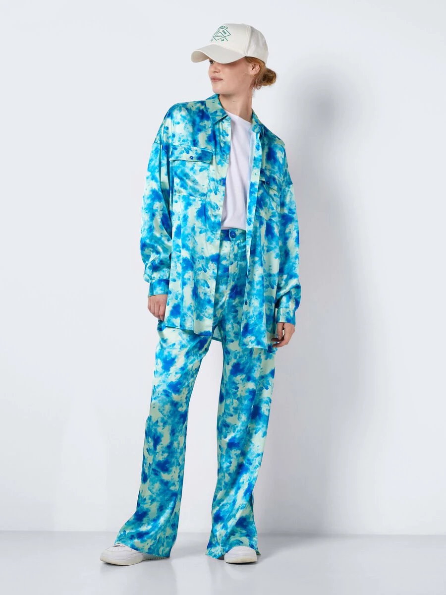 Noisy May LONG SATIN SHIRT 5 Noisy May LONG SATIN SHIRT - Image 3