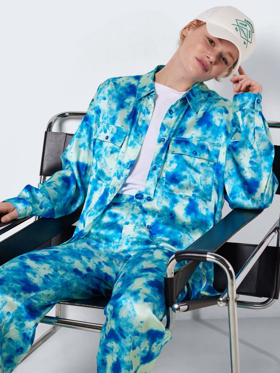 Noisy May LONG SATIN SHIRT 3 Noisy May LONG SATIN SHIRT