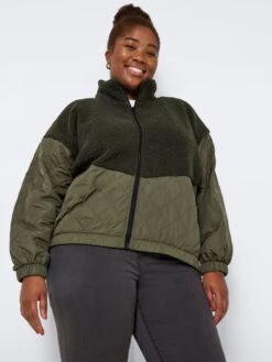 Noisy May CURVE TEDDY JACKET