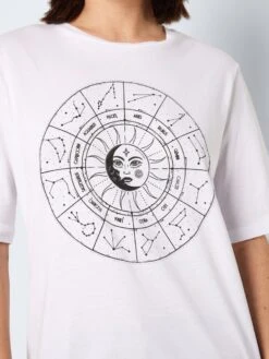 Noisy May LONG PRINT TOP 12 Noisy May LONG PRINT TOP -Noisy May Shop 27023848 BrightWhite 1005259 006