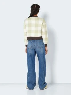 Noisy May CHEQUERED KNITTED PULLOVER -Noisy May Shop 27023865 Demitasse 1000687 005
