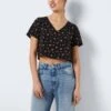Noisy May CROPPED SHORT SLEEVED TOP 1 Noisy May CROPPED SHORT SLEEVED TOP -Noisy May Shop 27023868 Black 1000705 007