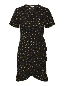 Noisy May SHORT WRAP DRESS -Noisy May Shop 27023869 Black 1000710 001