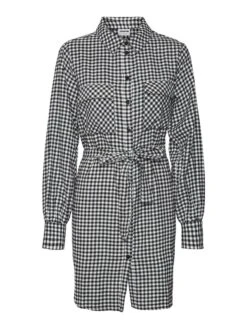 Noisy May CHEQUERED SHIRT DRESS -Noisy May Shop 27024145 Black 1005826 001