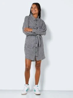 Noisy May CHEQUERED SHIRT DRESS -Noisy May Shop 27024145 Black 1005826 004