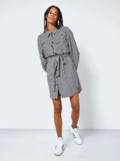Noisy May CHEQUERED SHIRT DRESS