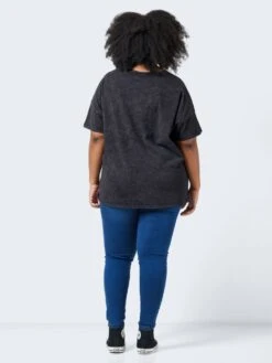 Noisy May CURVE PRINT T-SHIRT -Noisy May Shop 27024193 Black 1030233 005