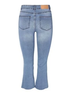 Noisy May NMSALLIE CROPPED FLARED JEANS -Noisy May Shop 27024232 LightBlueDenim 002