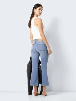 Noisy May NMSALLIE CROPPED FLARED JEANS -Noisy May Shop 27024232 LightBlueDenim 005