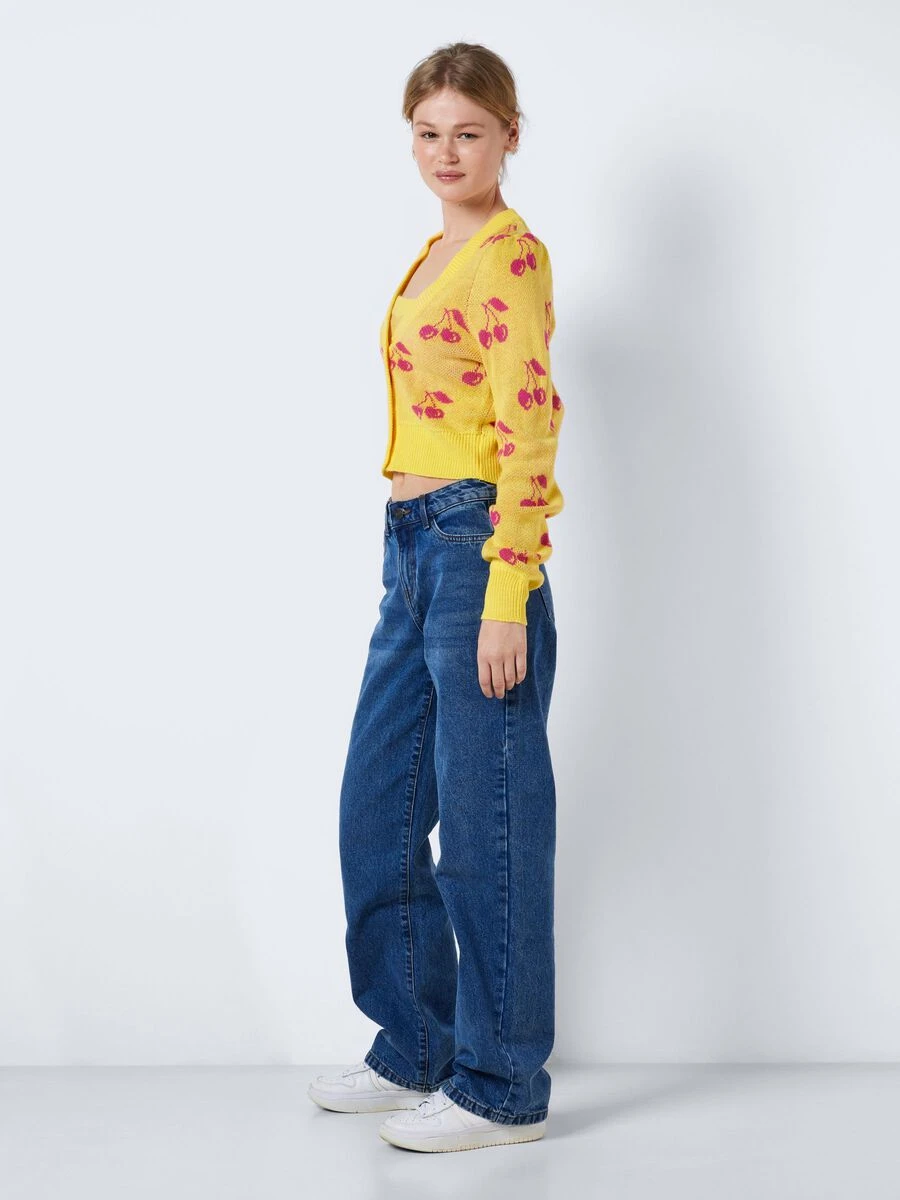 Noisy May MULTI-COLOURED KNITTED CARDIGAN 5 Noisy May MULTI-COLOURED KNITTED CARDIGAN - Image 3