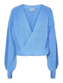 Noisy May KNITTED WRAP CARDIGAN 13 Noisy May KNITTED WRAP CARDIGAN -Noisy May Shop 27024304 AzureBlue 001