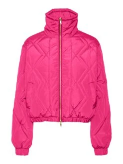 Noisy May SHORT QUILTED JACKET -Noisy May Shop 27024348 PinkYarrow 001