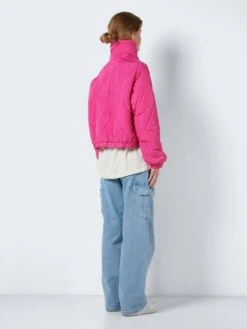 Noisy May SHORT QUILTED JACKET -Noisy May Shop 27024348 PinkYarrow 005