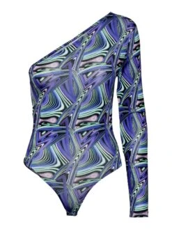 Noisy May ONE SHOULDER BODYSUIT -Noisy May Shop 27024362 DeepBlue 1011740 001