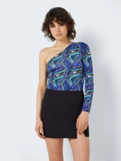 Noisy May ONE SHOULDER BODYSUIT -Noisy May Shop 27024362 DeepBlue 1011740 003