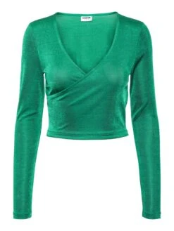 Noisy May WRAP TOP -Noisy May Shop 27024402 Emerald 001
