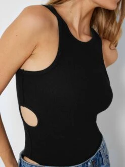 Noisy May CUT-OUT BODYSUIT 12 Noisy May CUT-OUT BODYSUIT -Noisy May Shop 27024412 Black 006