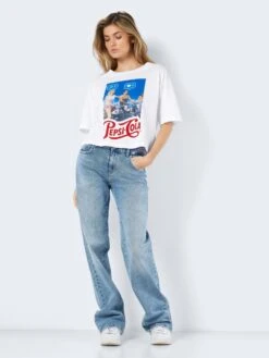 Noisy May PEPSI T-SHIRT -Noisy May Shop 27024476 BrightWhite 1016901 004