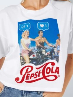 Noisy May PEPSI T-SHIRT -Noisy May Shop 27024476 BrightWhite 1016901 006