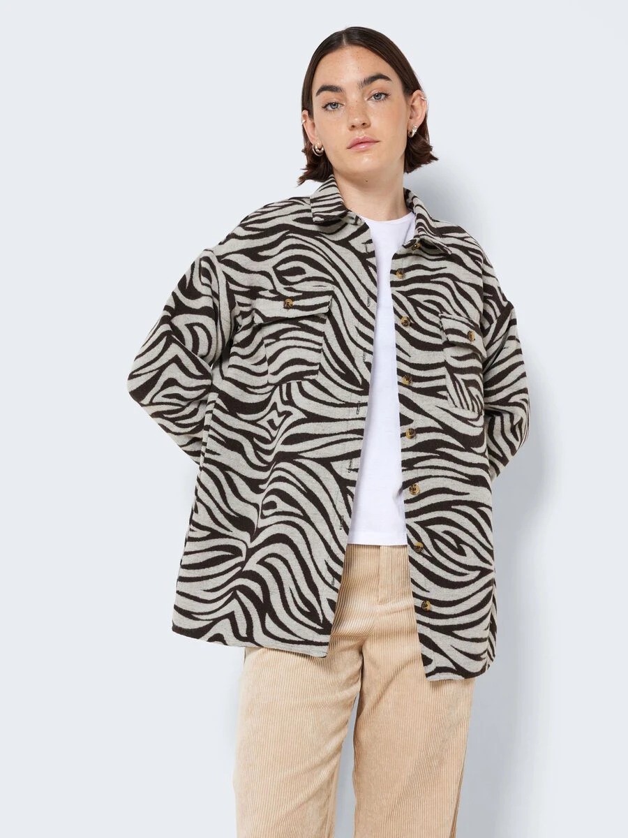Noisy May LOOSE FIT ZEBRA SHIRT 4 Noisy May LOOSE FIT ZEBRA SHIRT - Image 2