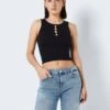 Noisy May SLEEVELESS CUT-OUT TOP -Noisy May Shop 27024579 Black 007