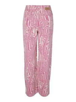 Noisy May NMDREW PRINTET HIGH WAISTED JEANS -Noisy May Shop 27024640 BrazzilianSand 1016341 002