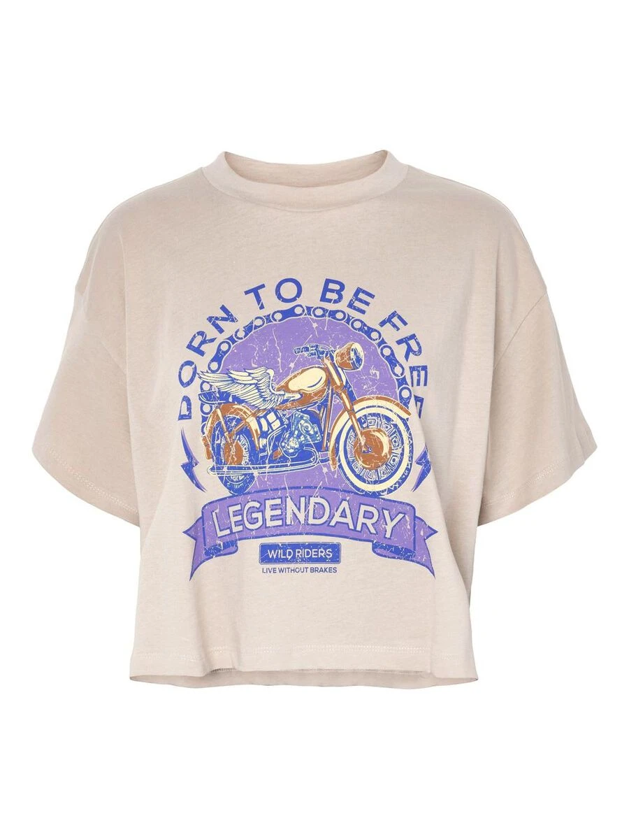 Noisy May CROPPED PRINT TOP 8 Noisy May CROPPED PRINT TOP - Image 6