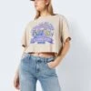 Noisy May CROPPED PRINT TOP 2 Noisy May CROPPED PRINT TOP -Noisy May Shop 27024746 Humus 1018880 007