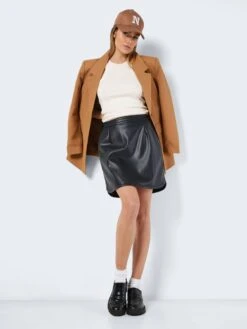 Noisy May SHORT COATED SKIRT 12 Noisy May SHORT COATED SKIRT -Noisy May Shop 27024753 Black 004
