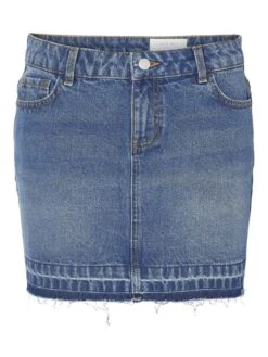 Noisy May LOW WAISTED DENIM SKIRT -Noisy May Shop 27024778 MediumBlueDenim 001