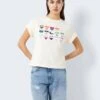 Noisy May PRINT TOP -Noisy May Shop 27024823 PearledIvory 1030440 007