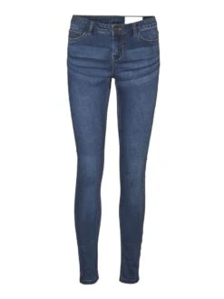 Noisy May NMALLIE LOW WAISTED SKINNY FIT JEANS -Noisy May Shop 27024944 MediumBlueDenim 001