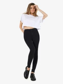 Noisy May NMBILLIE NORMAL WAISTED SKINNY FIT JEANS 12 Noisy May NMBILLIE NORMAL WAISTED SKINNY FIT JEANS -Noisy May Shop 27024947 Black 004