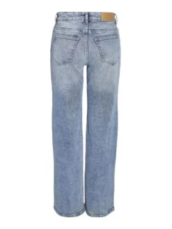 Noisy May NMYOLANDA NORMAL WAISTED WIDE LEG JEANS -Noisy May Shop 27025064 LightBlueDenim 002