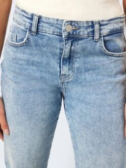 Noisy May NMYOLANDA NORMAL WAISTED WIDE LEG JEANS -Noisy May Shop 27025064 LightBlueDenim 006