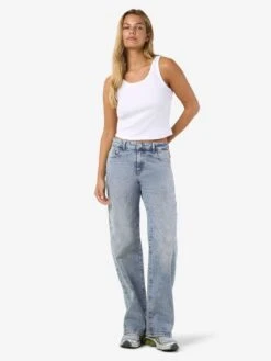 Noisy May NMYOLANDA NORMAL WAISTED WIDE LEG JEANS