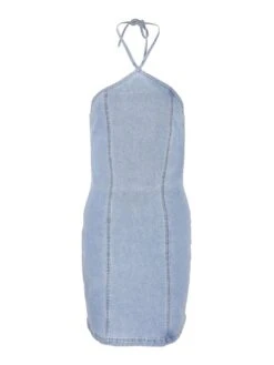 Noisy May HALTERNECK DENIM DRESS -Noisy May Shop 27025135 LightBlueDenim 001